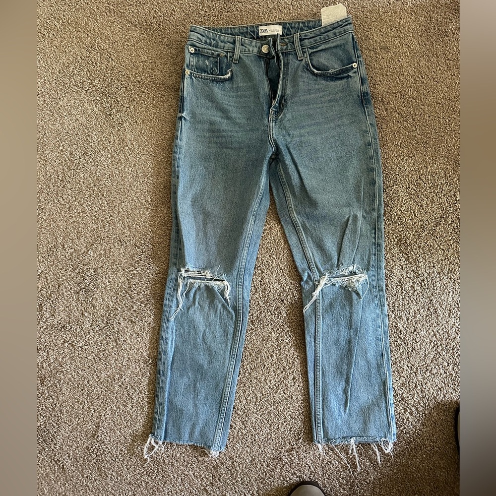 Zara mom jeans